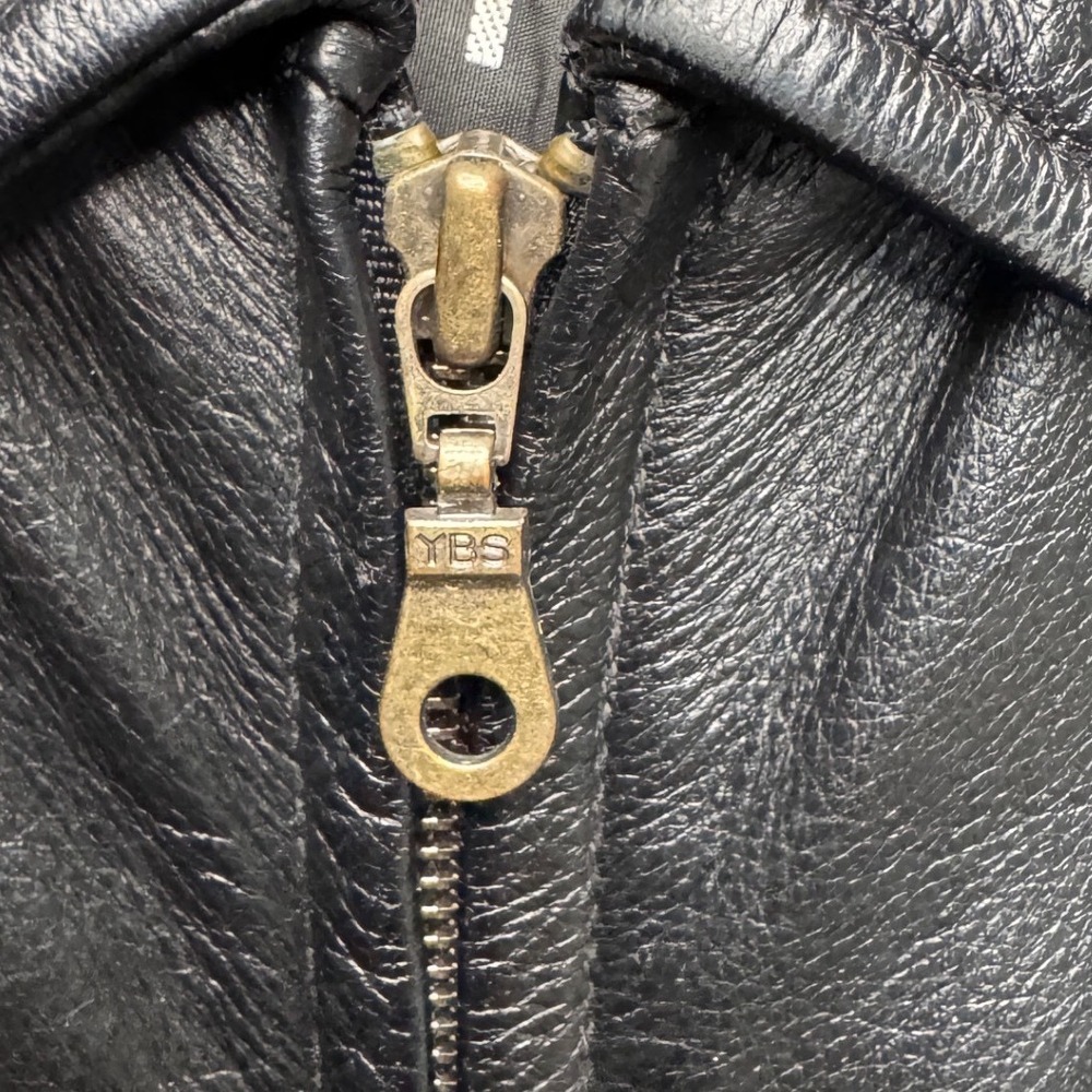 Leather Limited Black Leather Zip Front Jacket XL Thermolite Quilted Lining - Picture 9 of 9